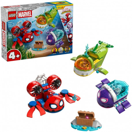 Marvel mängukomplekt 11207 Spidey ja tema super-sõbrad veealused sõidukid