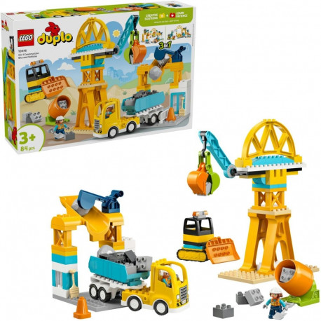 DUPLO Town komplekt 10476 3-ühes ehitusplats koos ehitusmasinatega