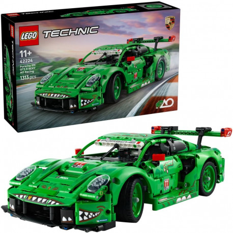 Technic võidusõiduauto 42224 Porsche 911 GT3 R REXY AO Racing