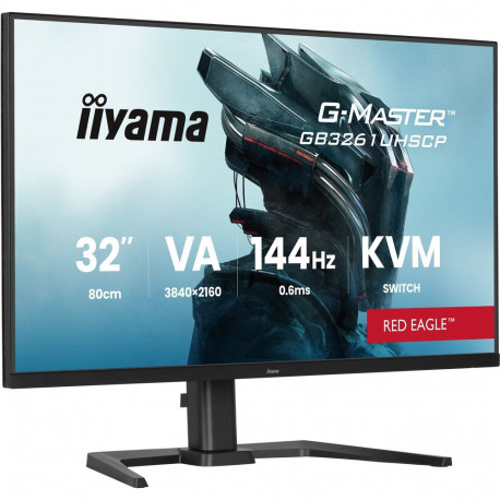 iiyama G-Master GB3261UHSCP-B1 Red Eagle, gaming monitor - 31.5 - black (matt), UltraHD/4K, VA, HDMI