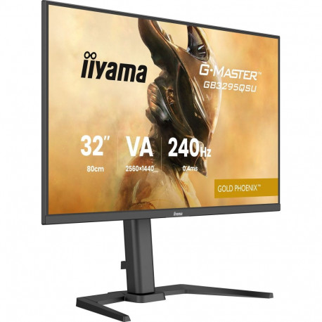 G-Master GB3295QSU-B1 Gold Phoenix (80 cm (31.5 Zoll), schwarz (matt), QHD, VA, HDMI, DP, FreeSync P
