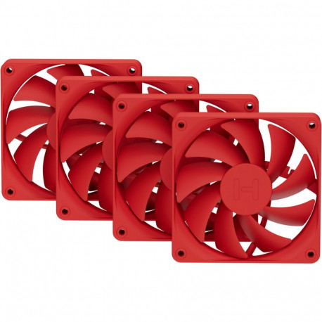 HYTE FA12, case fan red, 4-pack, 120 mm