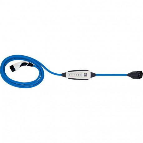 Mobile Wallbox 16A 10m Set Optimal (weiß, 11 kW, 10 Meter Kabel, WLAN + Bluetooth, mit 3 Steckern + 