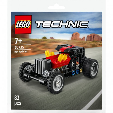 LEGO 30735 Technic Hot Rod Car, Construction Toy Polybag