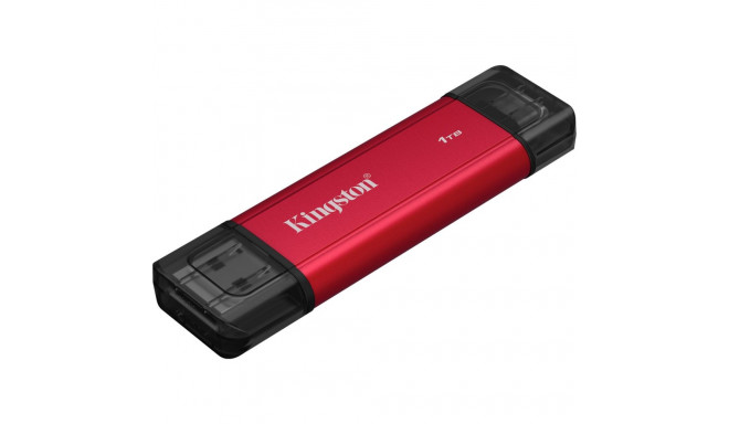 Dual Portable 1 TB, Externe SSD (rot/schwarz, USB-A- und USB-C)