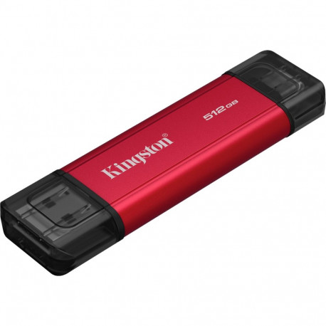 Kingston Dual Portable 512 GB, External SSD red/black