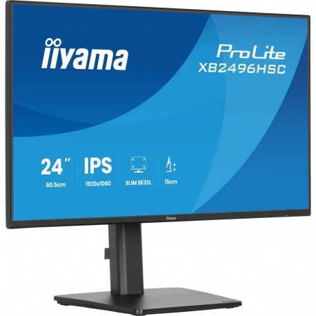 ProLite XB2496HSC-B1 (60.5 cm (24 Zoll), schwarz (matt), FullHD, IPS, HDMI, DP, USB-C, USB-Hub, 144H