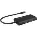 ICY BOX IB-AD1030-C, adapter black, USB Type-C, HDMI