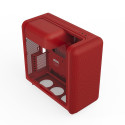 HYTE X50, tower case red, tempered glass