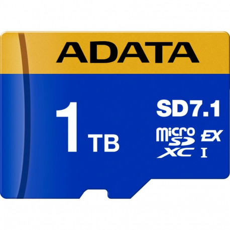 Premier Extreme microSDXC SD7.1 1 TB (blau/gelb, SD7.1 Express, UHS-I U3, Class 10, V30, Nintendo Sw