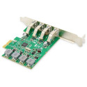 Digitus 4-Port USB 3.0 PCI Express Add-On, Interface Card
