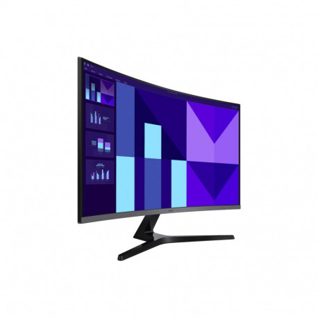 SAMSUNG Essential Monitor S32D396GAU, LED monitor - 32 - black, FullHD, VA, curved, VGA, HDMI, speak