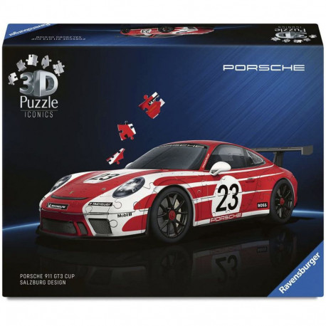 3D Puzzle Iconics pusle Porsche 911 Salzburgi eriväljaanne