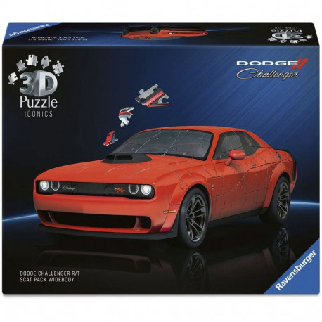 Ravensburger 3D Puzzle Iconics: Dodge Challenger R/T Scat Pack Widebody