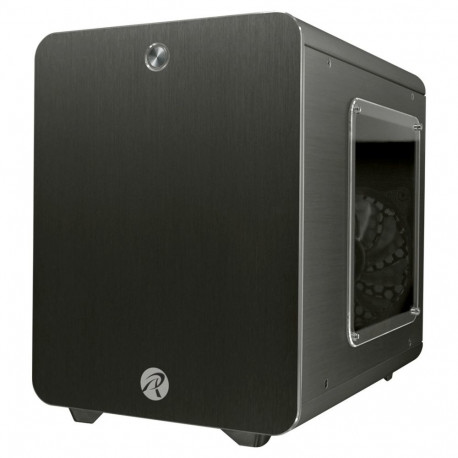 RAIJINTEK METIS PLUS, Tower Case, Black, Tempered Glass