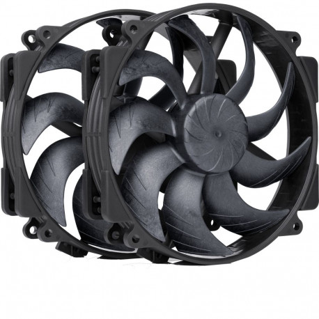 Noctua NF-A14x25r G2 PWM Sx2-PP chromax.black, case fan 140 mm