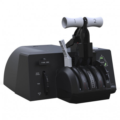 Honeycomb Aeronautical Bravo Throttle Quadrant Lite, black thrust controller