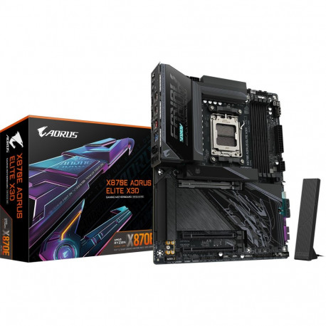 GIGABYTE X870E AORUS ELITE X3D - Socket AM5 - motherboard black