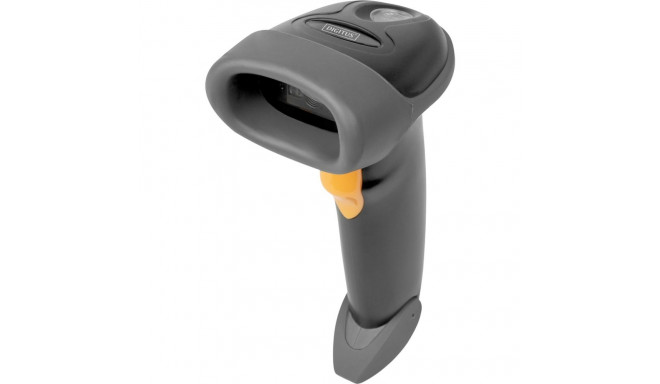2D Barcode Handscanner (schwarz, mit Halterung, QR-Code kompatibel)