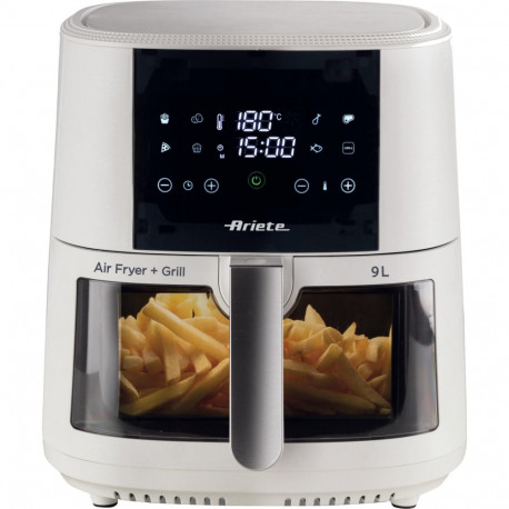 Ariete hot air fryer 9 L white, 1500 watts, 9 liter basket, with viewing window
