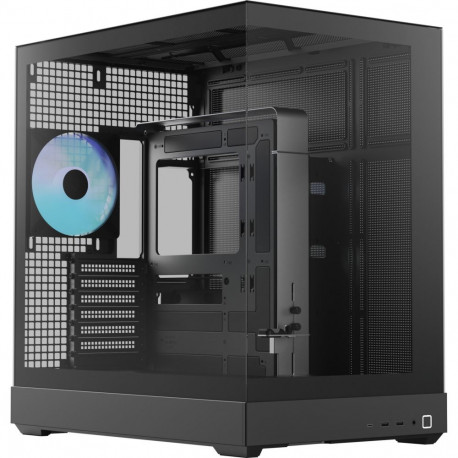 APNX V2-F-BK-v1, Tower case black, Tempered Glass x 3