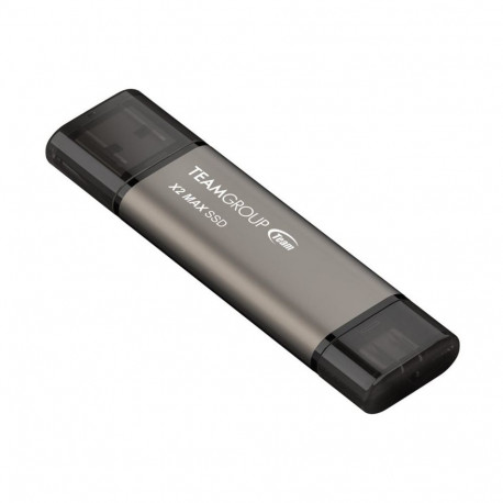 X2 MAX 1TB USB-A USB-C, titaan/must