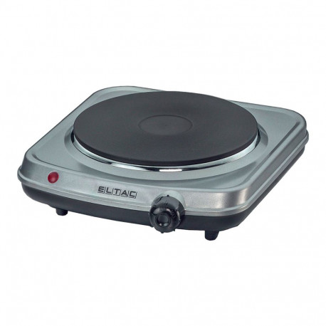 Einzelkochplatte ELTAC EK 18 (silber/schwarz, 1.500 Watt, Kochfläche Ø 18cm)