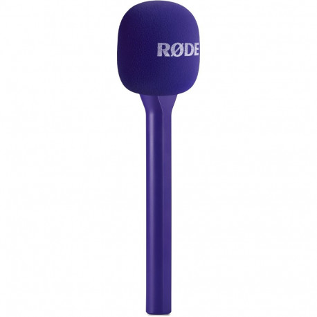 Rode Microphones Interview GO, microphone purple, adapter