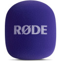 Rode Microphones Interview GO, microphone purple, adapter