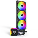Montech HyperFlow Digital 360, water cooling, black