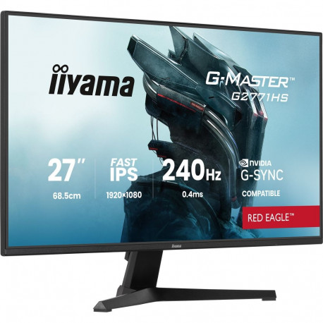 G-Master monitor G2771HS-B1 red eagle 68.6cm (27 Zoll) FullHD Fast-IPS HDMI DP G-Sync komp. 240Hz pa