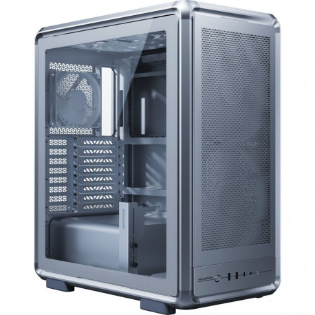 Cooler Master Masterframe 500 Mesh, Tower Case Silver, Tempered Glass