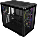 Cooler Master Elite 600 ARGB, Tower Case, Black, Tempered Glass x 2