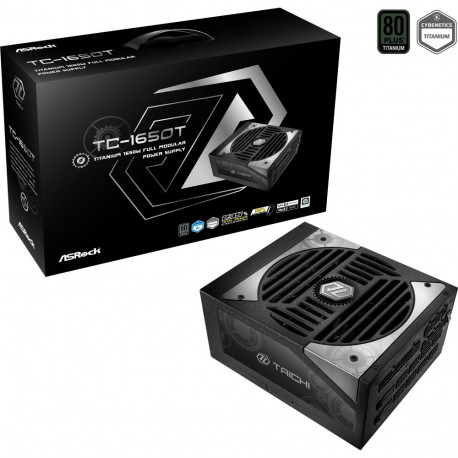 Taichi toiteplokk TC-1650T 1650W 2x 12-Pin High Power GPU 8x PCIe kaablihaldussüsteem, must