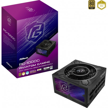 Phantom Gaming PG-1000G (schwarz, 1x 12-Pin High Power GPU, 5x PCIe, Kabelmanagement, 1000 Watt)