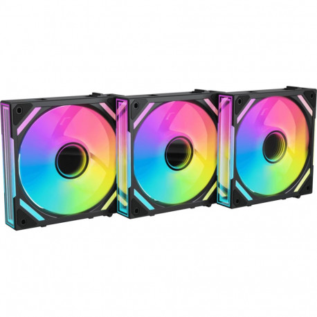 WingBoost 4 (schwarz, 3er-Pack, 120 mm)