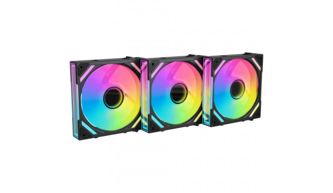 WingBoost 4 (schwarz, 3er-Pack, 120 mm)