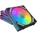 Alpenföhn WingBoost 4, case fan black, 3-pack, 120 mm