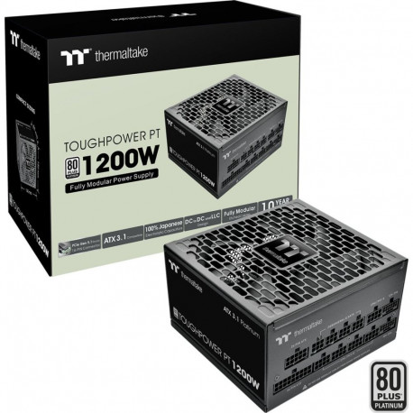 Toughpower toiteplokk PT 1200W 1x 12-pin high power GPU 5x PCIe kaablijuhtimisega