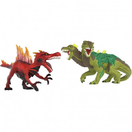 Schleich Eldrador Creatures Fire Dinosaur vs. Jungle Lizard, Toy Figure