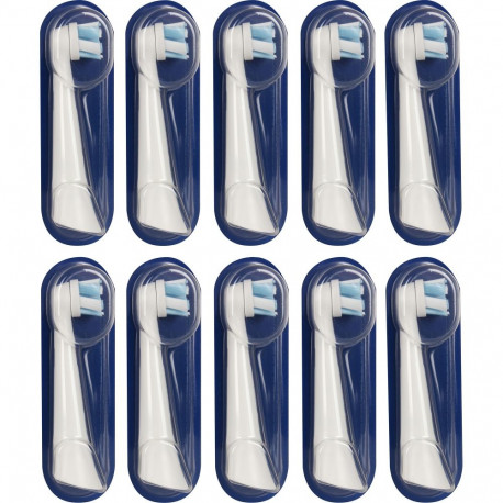 Braun Oral-B iO Ultimate Clean 10-pack, white brush heads, superior plaque removal