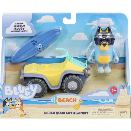 Bluey Vehicle & Figure - Beach Quad