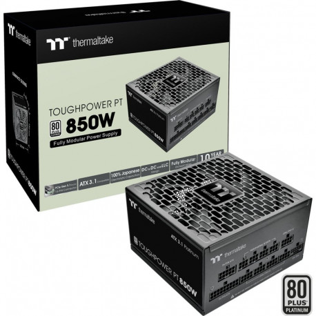Toughpower toiteplokk PT 850W 1x 12 Pin High Power GPU 4x PCIe kaablijuhtimine