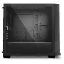 Sharkoon J1000 ARGB, Tower Case, Black, Tempered Glass