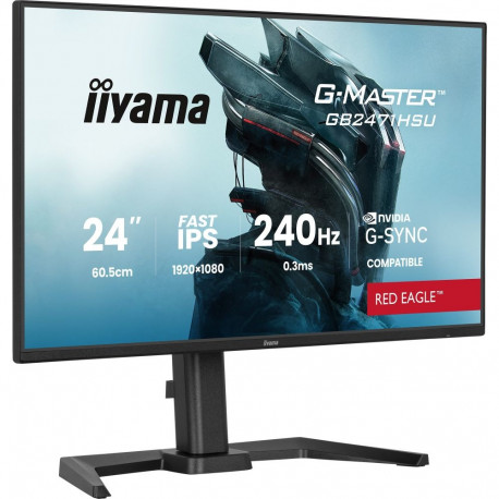 G-Master monitor GB2471HSU-B1 Red Eagle 60.5cm (23.8 Zoll) FullHD Fast-IPS HDMI DP G-Sync-ühilduv US