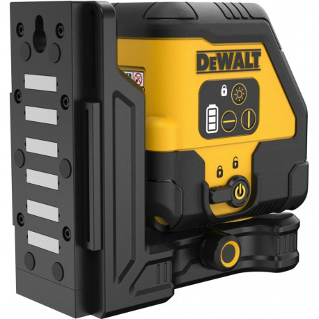 Akku-Kreuzlinienlaser DCLE14201RB, 18Volt (schwarz/gelb, mit roten Laserlinien, integrierter Powerst