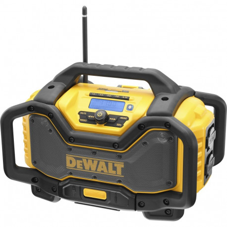 Aku- ja võrgutoitega raadio DCR027-QW UKW DAB+ AUX Bluetooth, kollane/must