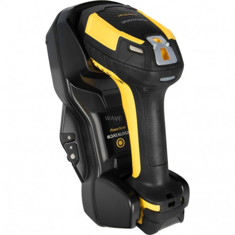 Datalogic PowerScan PM9600-SR, barcode scanner black/yellow, 2D, USB, kit