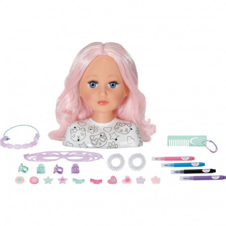 ZAPF Creation BABY born Styling Head Creative, Make-up and Hairdressing Head
