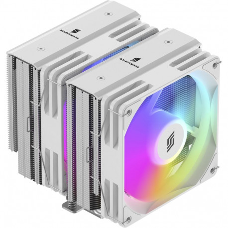 Silentware Titan White, CPU cooler white/silver, 120 mm